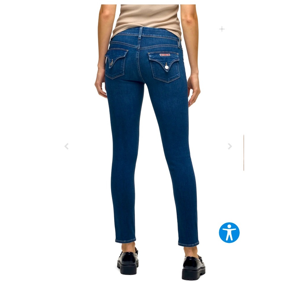 Hudson Collin Mid Rise Women's Skinny Blue Jeans. Size 26